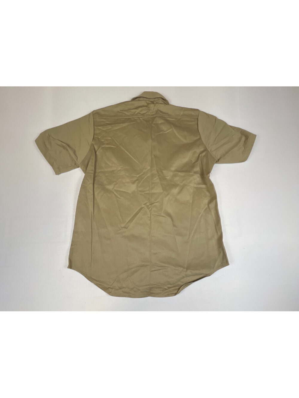 Vintage US Military Khaki Shirt Mens Medium Short Sleeve Utility Service Uniform - Picture 2 of 10